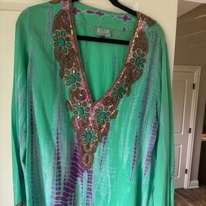 Taj by Sabrina Dress/Long Blouse